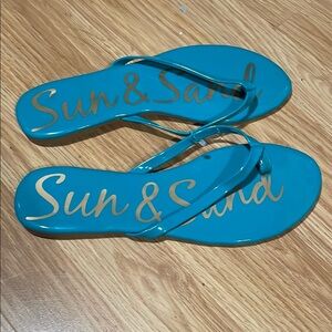 Women's Loft Blue Flip Flops